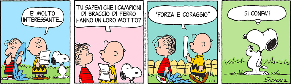 Peanuts 2015 aprile 24