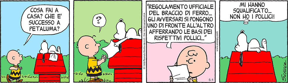 Peanuts 2015 maggio 1