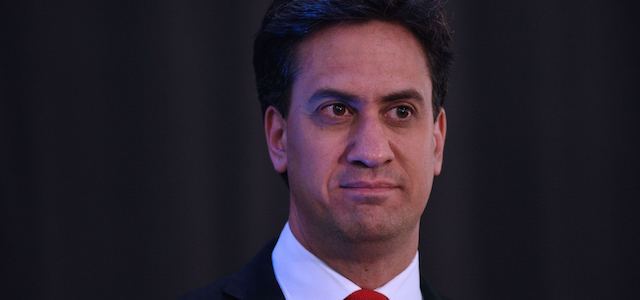 Leader of the opposition Labour Party Ed Miliband, waits to hear that he has retained his seat of Doncaster North at the counting centre at Doncaster Racecourse, northern England, on May 8, 2015. Prime Minister David Cameron's Conservatives are on course to be the biggest party in the next British parliament, according to an exit poll from the general election on Thursday showing them winning far more seats than had been expected. The projected result of 316 seats would beat centre-left Labour on 239 seats, upsetting analyst predictions of a neck-and-neck contest between Cameron and Labour challenger Ed Miliband. AFP PHOTO / OLI SCARFF (Photo credit should read OLI SCARFF/AFP/Getty Images)