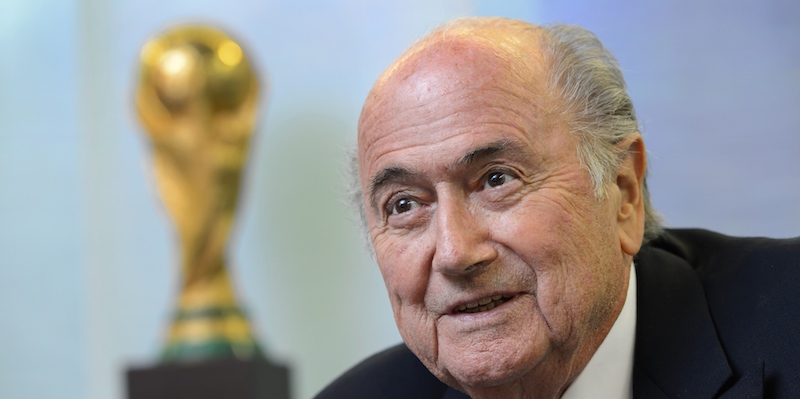 Il presidente della FIFA Sepp Blatter (FABRICE COFFRINI/AFP/Getty Images)
