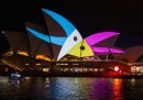 La Sydney Opera House illuminata in modo speciale