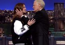 Tutti i baci tra Julia Roberts e David Letterman