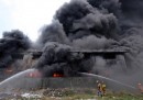 Il grande incendio in una fabbrica delle Filippine