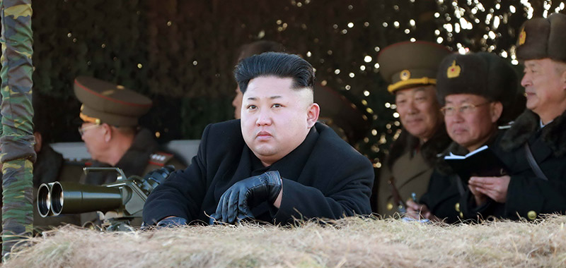 Il dittatore della Corea del Nord, Kim Jong-un (© Kcna/Xinhua/ZUMA Wire)