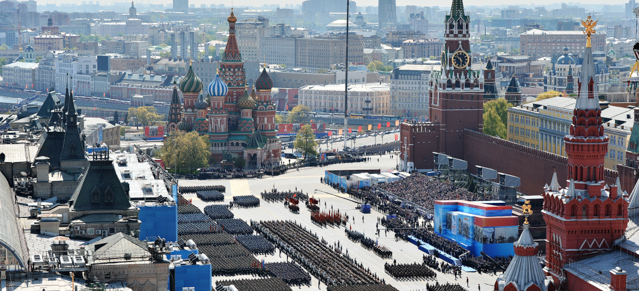 La Piazza Rossa vista dall'altp. (Host photo agency / RIA Novosti via Getty Images)