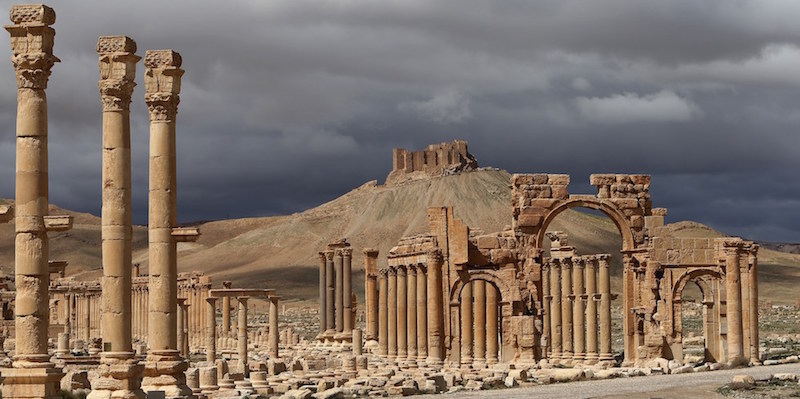 Il sito archeologico di Palmira, in Siria.
(JOSEPH EID/AFP/Getty Images)
