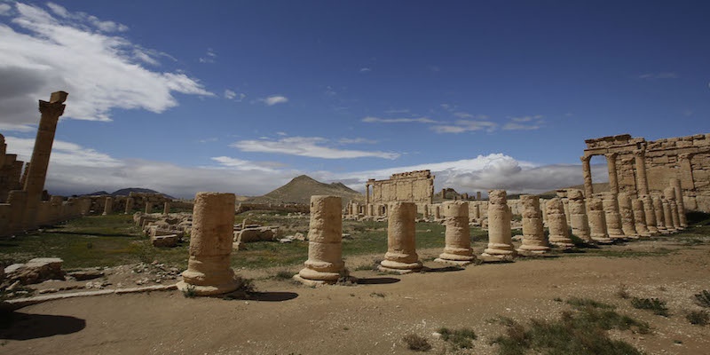 Il sito archeologico di Palmira, in Siria.
(JOSEPH EID/AFP/Getty Images)