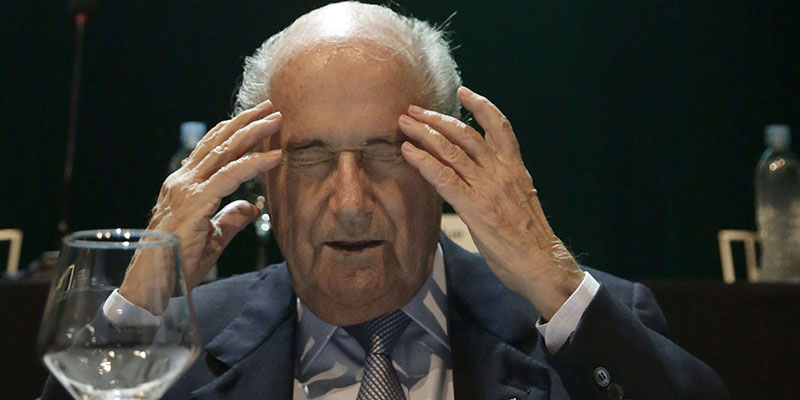 Sepp Blatter. (AP Photo/Jorge Saenz)