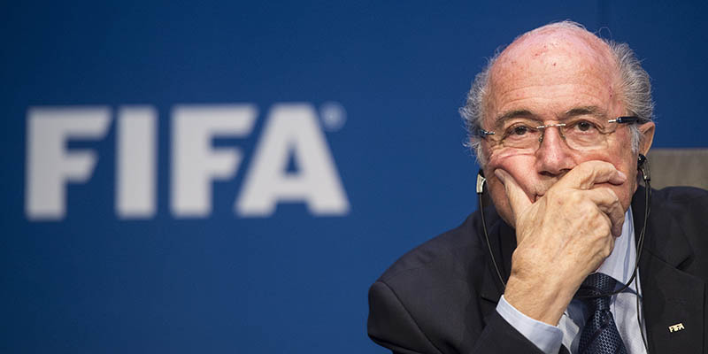 Sepp Blatter, presidente della FIFA , Zurigo, 30 maggio 2015 (Ennio Leanza/Keystone via AP)