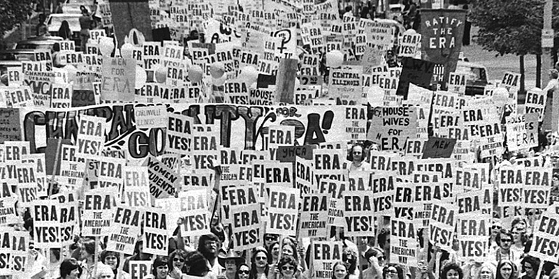 Diecimila donne in marcia a Springfield per la parità di diritti, 16 mggio 1976 (AP Photo)