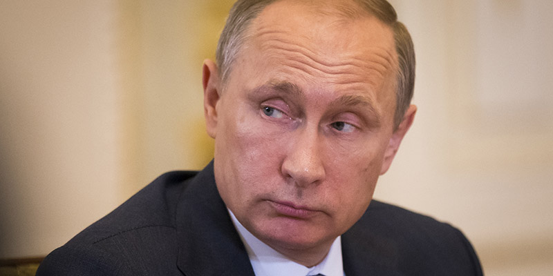 Vladimir Putin, 18 giugno 2015 (AP Photo/Alexander Zemlianichenko, pool)