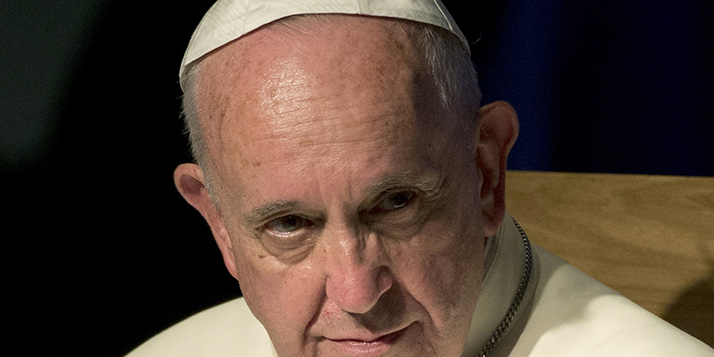 Papa Francesco, 6 giugno 2015 (AP Photo/Andrew Medichini, File)