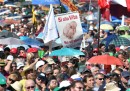Ci stanno un milione di persone in Piazza San Giovanni a Roma?