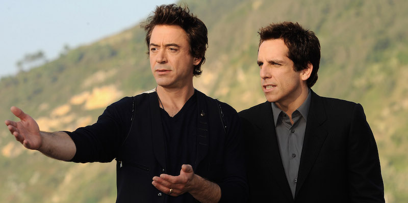 Robert Downey e Ben Stiller (Carlos Alvarez/Getty Images)