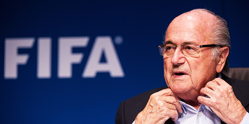Sepp Blatter, nel 2014 (SEBASTIEN BOZON/AFP/Getty Images)
