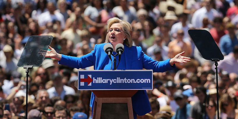 Hillary Clinton a New York. (Spencer Platt/Getty Images)