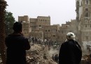 Le foto della città vecchia di Sana'a distrutta
