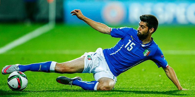 Marco Benassi, durante Italia-Portogallo, partita giocata il 21 giugno in Repubblica Ceca (Christian Hofer/Getty Images)