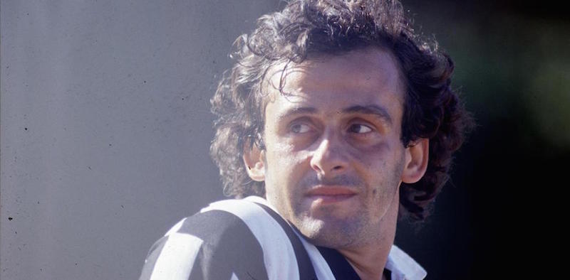 Michel Platini con la maglia della Juventus in una foto non datata (Archivio Storico Juventus/LaPresse)