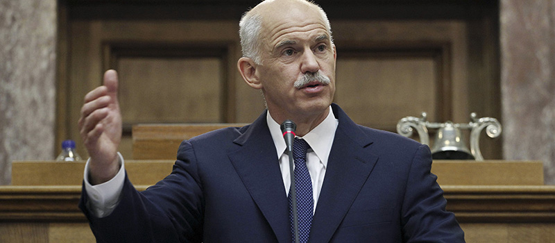 George Papandreou. (AP Photo/Petros Giannakouris, File)