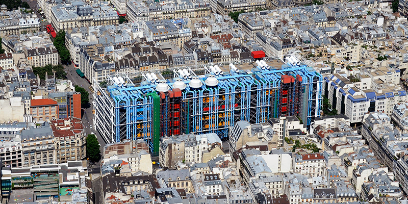 Il Centro Pompidou di Parigi (BORIS HORVAT/AFP/Getty Images)