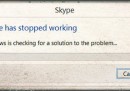 Gli 8 caratteri che fanno bloccare Skype