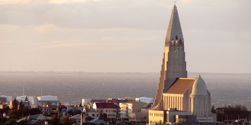 La chiesa luterana di Hallgrímur, una delle più importanti di Reykjavík (AP Photo/Tania Fuentez)
