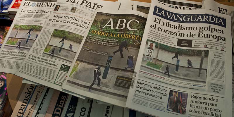 Giornali spagnoli (AP Photo/Alvaro Barrientos)