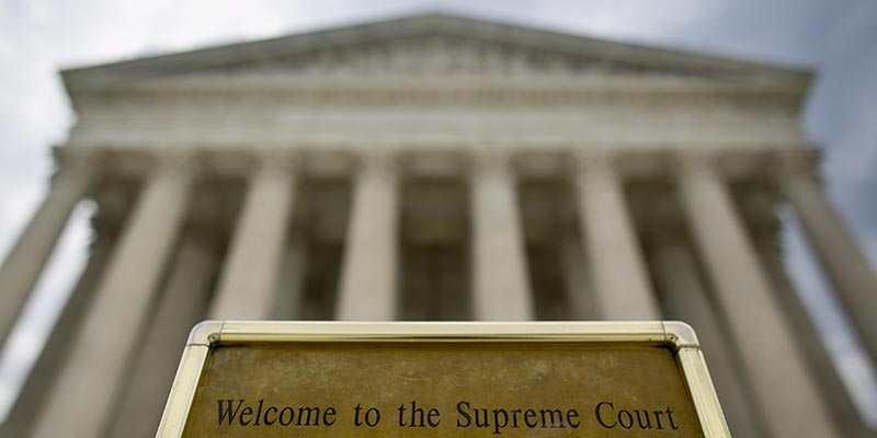 Corte suprema degli Stati Uniti, Washington (Al Drago/CQ Roll Call via AP Images)