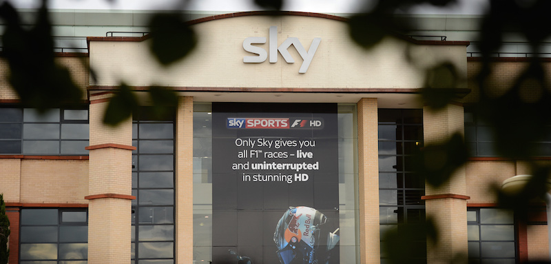 La sede di Sky UK a Londra (BEN STANSALL/AFP/GettyImages)