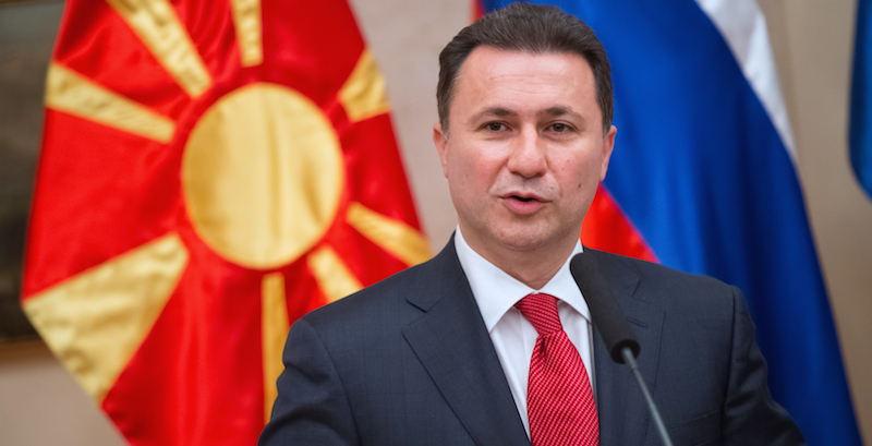 Il primo ministro macedone Nikola Gruevski. (Jure Makovec/AFP/Getty Images)