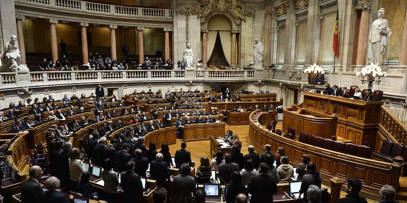 L'interno del parlamento portoghese (PATRICIA DE MELO MOREIRA/AFP/Getty Images)