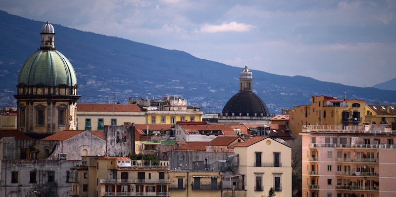 Una foto del centro di Napoli il 7 marzo 2014. GABRIEL BOUYS/AFP/Getty Images