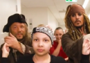 La visita di Jack Sparrow in un ospedale per bambini