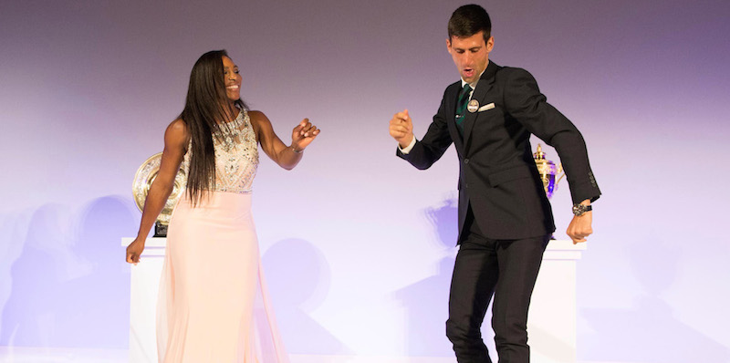 Il video di Serena Williams e Novak Djokovic che ballano insieme a Wimbledon