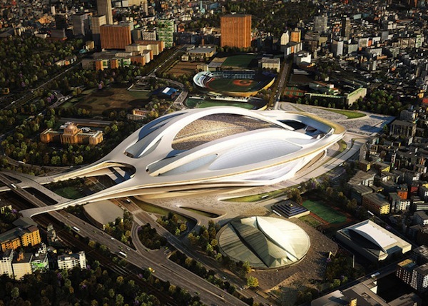 Il governo giapponese ha scartato il progetto di Zaha Hadid dello stadio per le Olimpiadi di Tokyo 2020