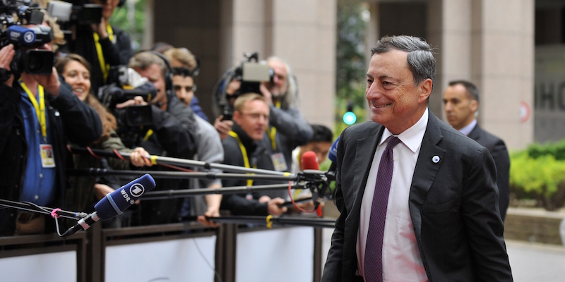 Mario Draghi. (JEAN-CHRISTOPHE VERHAEGEN/AFP/Getty Images)