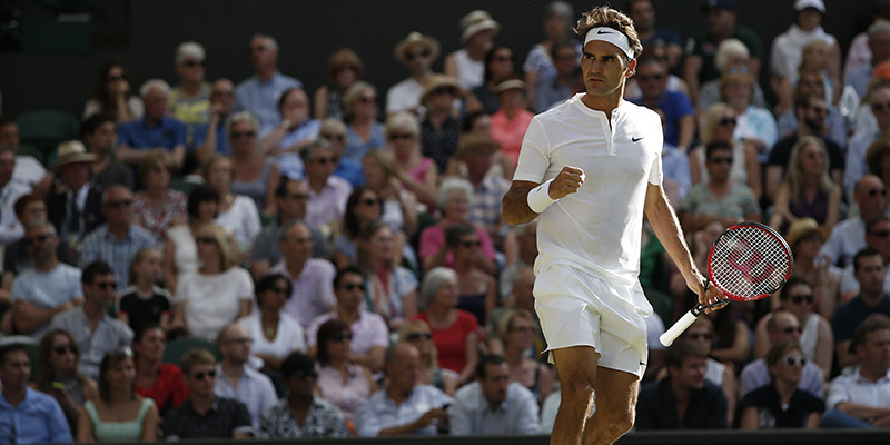 Roger Federer. (ADRIAN DENNIS/AFP/Getty Images)