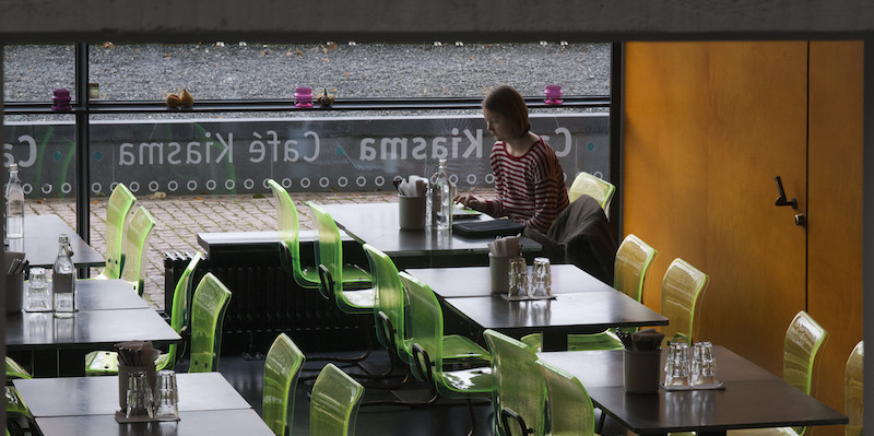 Il Café Kiasma del museo dell'arte contemporanea di Helsinki. (Sergi Reboredo/picture-alliance/dpa/AP Images)