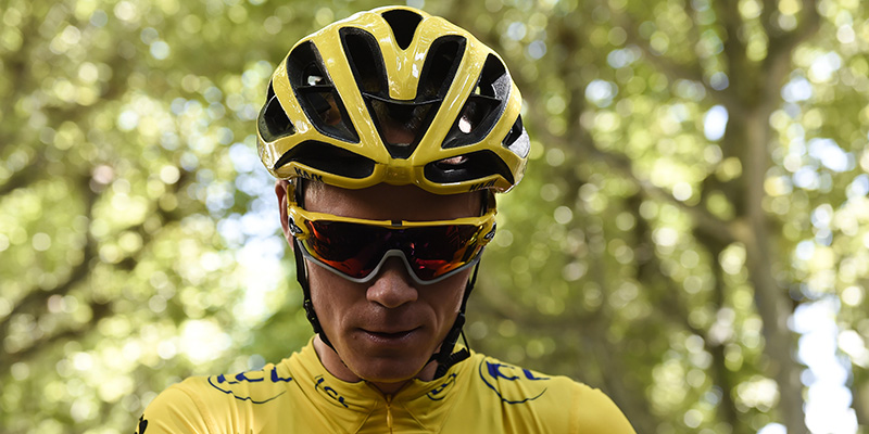 Chris Froome, il 22 luglio 2015 (ERIC FEFERBERG/AFP/Getty Images)