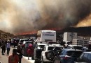 Le foto del grande incendio in California