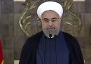Rouhani ha detto che l'Iran non costruirà mai armi atomiche