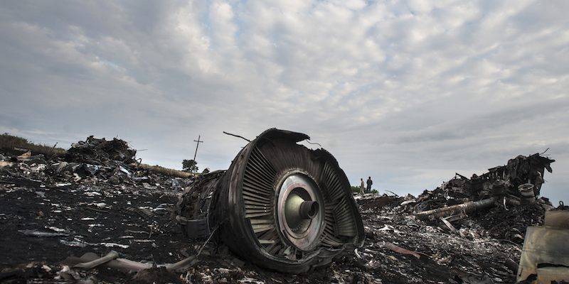 Grabovo, Ucraina orientale, il 19 luglio 2014. (AP Photo/Evgeniy Maloletka)