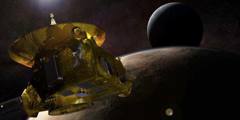 La sonda New Horizons in un'elaborazione grafica (NASA.gov)