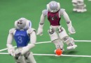 Le foto dei mondiali di calcio per robot