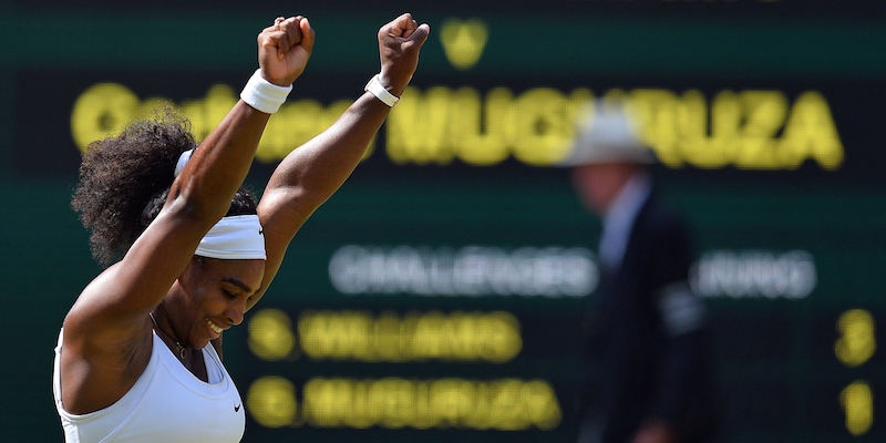 Serena Williams. (GLYN KIRK/AFP/Getty Images)