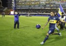 I festeggiamenti per il ritorno di Carlos Tevez al Boca Juniors