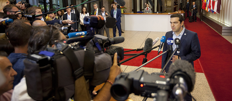 Alexis Tsipras a Bruxelles, Belgio (AP Photo/Francois Walschaerts)