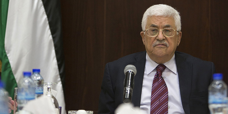 Mahmoud Abbas a Ramallah, 22 agosto 2015 (AP Photo/Majdi Mohammed, Pool)