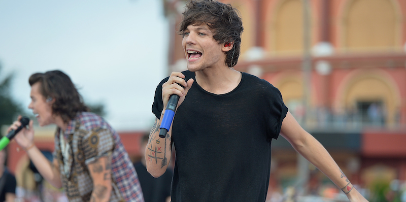 Louis Tomlinson degli One Direction a Orlando, in Florida, nel novembre 2014.
(Gustavo Caballero/Getty Images)